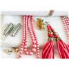Image 3 : Lot of Vintage Costume Jewelry – Shell & Bead Designs in Coral and Pink