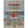 Image 1 : Large Lot of Vintage Coca-Cola Bottles – Embossed & Red Label Mix