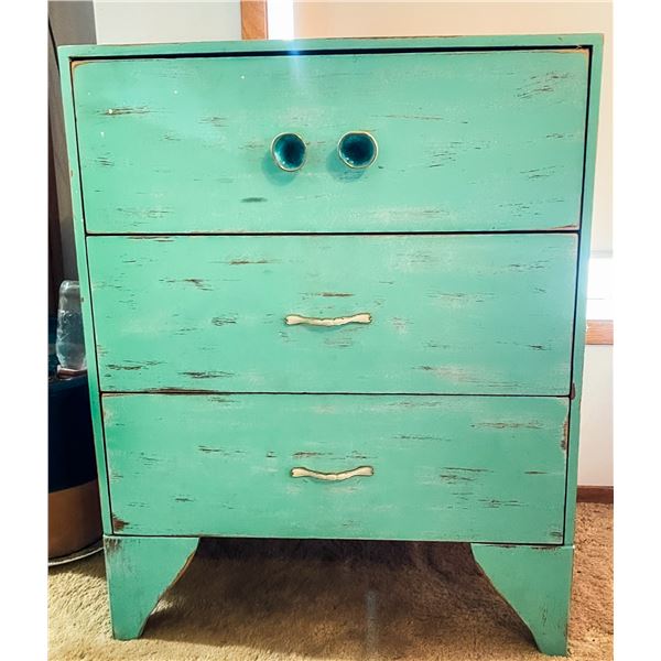 Painted Chest of Drawers With Decorative Pulls