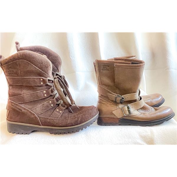 Lot of 2 Pairs Sorel Boots – Women’s Size 8.5/9