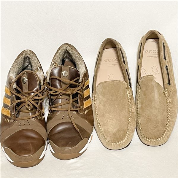 2 Pairs Men’s Shoes – Adidas & ECCO