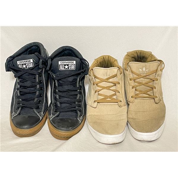 2 Pairs Men’s Shoes – Adidas & Converse