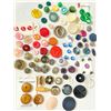Image 2 : Huge Lot of Vintage Buttons – Mixed Materials, Military, Metal, Wooden, Bone