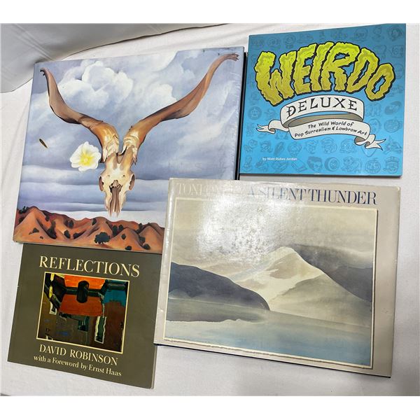 Signed Toni Onley “A Silent Thunder” + Georgia O’Keeffe & Art Books Lot