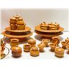 Image 3 : Large Lot of Vintage Miniatures – Portuguese Copper, Handcrafted Pottery & Enameled Tea Set