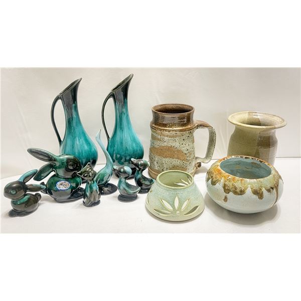 Lot of Studio Pottery & Blue Mountain Pottery – Handcrafted & Artist Signed Pieces