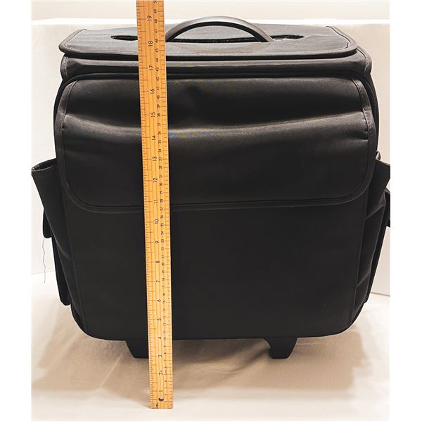 Rolling Artist or Crafter Storage Case – Multi-Pocket, Telescopic Handle, Excellent Conditi