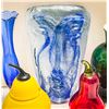 Image 4 : VIntage Glass including Murano Style Art Glass Vase, Flass Mask Sculpture & Millefiori Paperweight