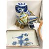 Image 3 : Vintage Tonalá Pottery Collection – Ken Edwards Mexican Art Pottery, Hand-Painted Birds, Ow