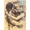 Image 3 : Vintage Leo Jansen “Hugging” Print — Original vintage frame