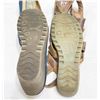 Image 5 : 2 Pairs Fly London Women’s Shoes – Size 39, Blue Flats & Brown Leather Sandals