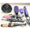 Image 1 : Mixed Lot of Hair Styling Tools – Curling Irons, Dryer Brush & Accessories
