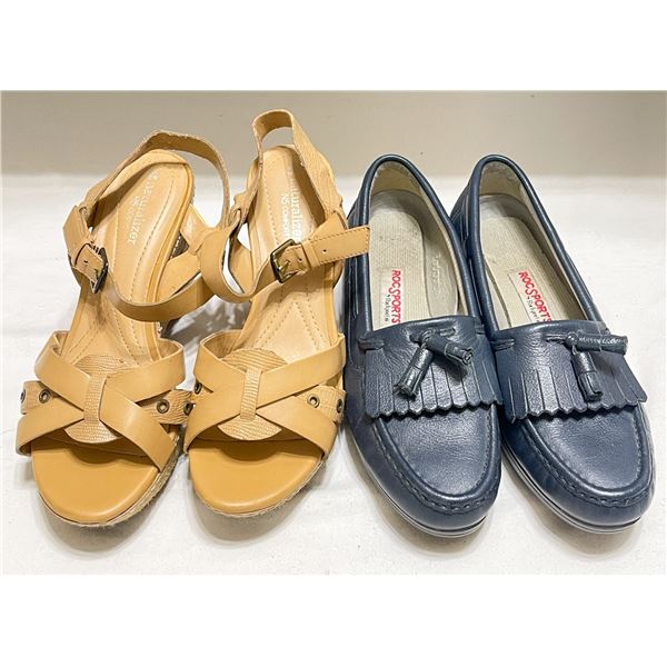 Naturalizer Platform Sandals & Rockport Tassel Loafers – Women’s 8.5 & 9M