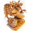 Image 2 : Vintage Eclectic wood carved items – Dragon, Pig, Swan, Basket & Inlaid Tray