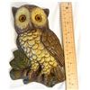 Image 5 : Vintage Chalkware Owl Wall Plaques – Pair