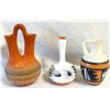 Image 1 : Lot of 3 Artist-Signed Southwest Pottery Pieces – J.J. Navajo, C. G. Jemez & Betty Selby De