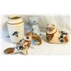 Image 2 : Lot of 4 Vintage Mexican Pottery Pieces – Tonalá Cat & Bird, Cozumel Vase & Blue Cat Figuri