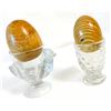 Image 2 : Eclectic Vintage Egg-Themed Lot – Egg Coddlers, Cups, and Wooden Eggs