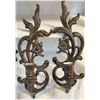 Image 6 : Lot of 3 Pairs of Vintage Candle Holders – Mid-Century Wall Sconces & Gold Antler Stands