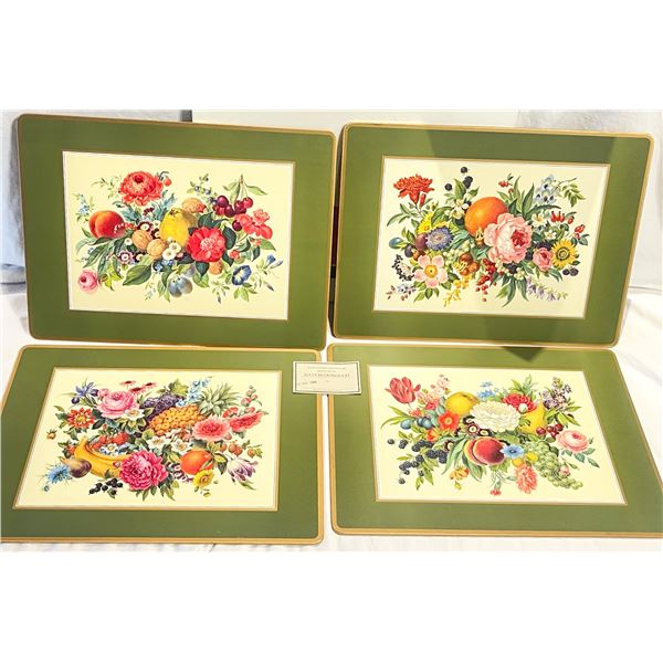 Pimpernel “Kilburn Floral” Deluxe Placemats – Large Size, Cottagecore Sty