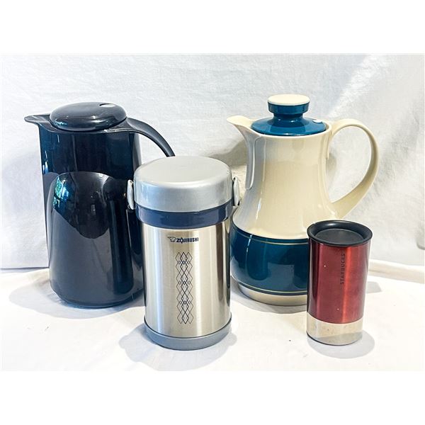 Mixed Lot of Thermos and Starbucks Insulated Drinkware