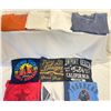 Image 1 : Lot of 10 Men’s XL Shirts – Graphic & Plain Styles