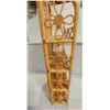 Image 3 : Vintage Rattan & Cane 4-Tier Shelf