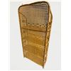 Image 4 : Vintage Rattan & Cane 4-Tier Shelf
