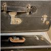 Image 7 : Pair of Vintage McBrine Leather Suitcases – Steamer Trunk & Carry Case