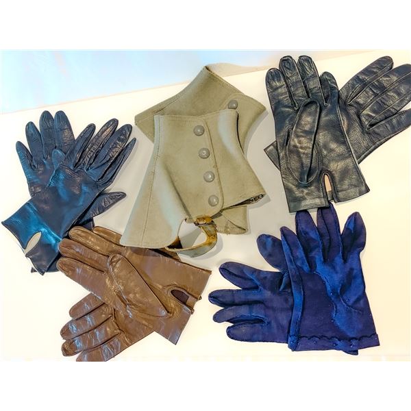 Vintage Kid Leather Gloves and Spats Collection