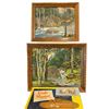 Image 1 : Vintage Craft Master “Deer Country” Paint by Number Set & Matching Finished Pair
