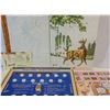 Image 4 : Vintage Craft Master “Deer Country” Paint by Number Set & Matching Finished Pair