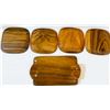Image 3 : Vintage Monkey Pod & Teak Mixed Serving Set – Handcrafted Wooden Trays and Utensils