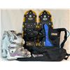 Image 1 : Mixed Winter Gear Lot – Snowshoes, Ski Boots & CamelBak