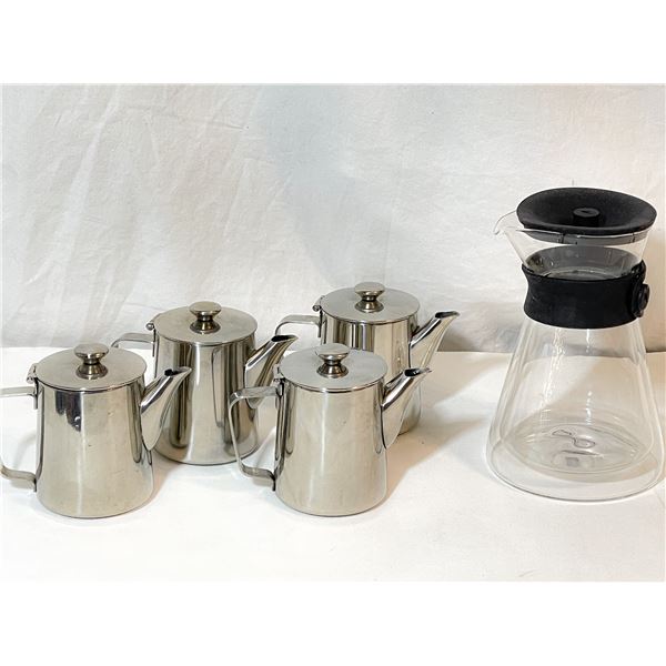 Vintage Tea & Coffee Service Lot – Neville Hong Kong Teapots & Nespresso Carafe