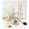 Image 1 : Hollywood Regency / Glam Vanity Lot – Taylor of Old Bond Street Atomizer, silent butler ash