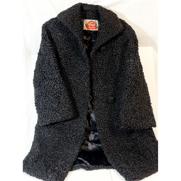 Vintage Genuine Persian Lamb Fur Coat – Trute Furriers Saskatoon, Size Small