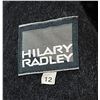 Image 2 : Hilary Radley Full-Length Black Mohair Coat – Size 12, Relaxed Fit