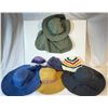 Image 1 : Mixed Lot of Women’s Sun Hats and Knit Beanies – 7 Pieces
