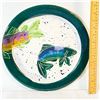 Image 2 : Julie Ueland “Backsplash of White Salmon” Hand-Painted Ceramic Platter – 
