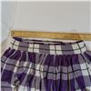 Image 4 : Highland National Dance Costume – Purple Velvet Vest with Highland Purple Tartan Skirt and 