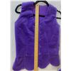 Image 2 : Highland National Dance Costume – Purple Velvet Vest with Purple and Blue Tartan Skirt and 