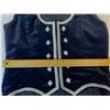Image 7 : Highland Dance Costume – Black Velvet Jacket with Burgundy and Cream Tartan Kilt and Matchi