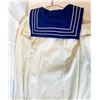 Image 2 : Highland National Dance Sailor Hornpipe Costume – Cream with Navy Collar