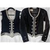 Image 1 : Highland Dance Competition Jacket and Vest – Both are Black Velvet with Silver Trim