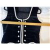 Image 4 : Highland Dance Competition Jacket and Vest – Both are Black Velvet with Silver Trim
