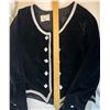Image 6 : Highland Dance Competition Jacket and Vest – Both are Black Velvet with Silver Trim