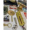 Image 4 : Eclectic Vintage Lot – Victorian Gold-Filled Baby Pin, Brass Balance Scale, Edgeworth Tobac