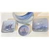 Image 4 : Royal Copenhagen & Bing & Grøndahl Denmark Porcelain Lot – Blue Seagull Teacups & Viking Sh