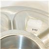 Image 5 : Danish & Swedish MCM Stainless Steel Serving Set – Lazy Susan, Bowl & Gense Spoon